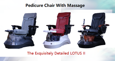 Pedicure Chair With Massage: The Exquisitely Detailed LOTUS II