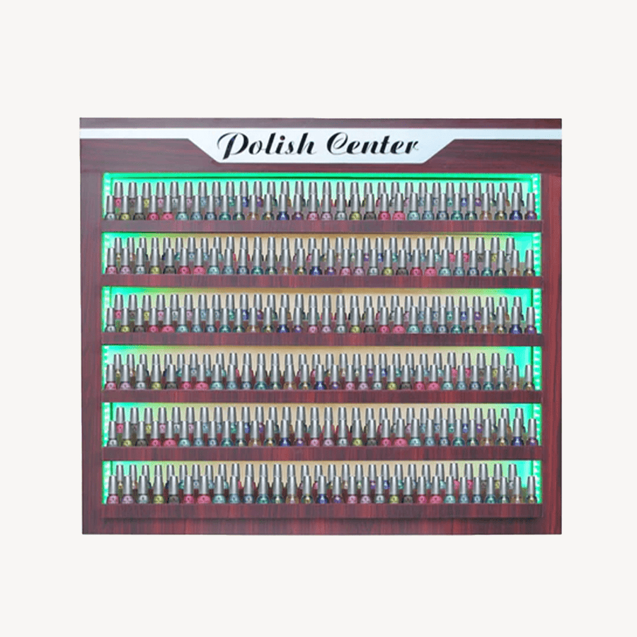 Mayakoba AVON I Nail Polish Rack With LED Lighting (Double Shelves) JAT-NPORK-6501