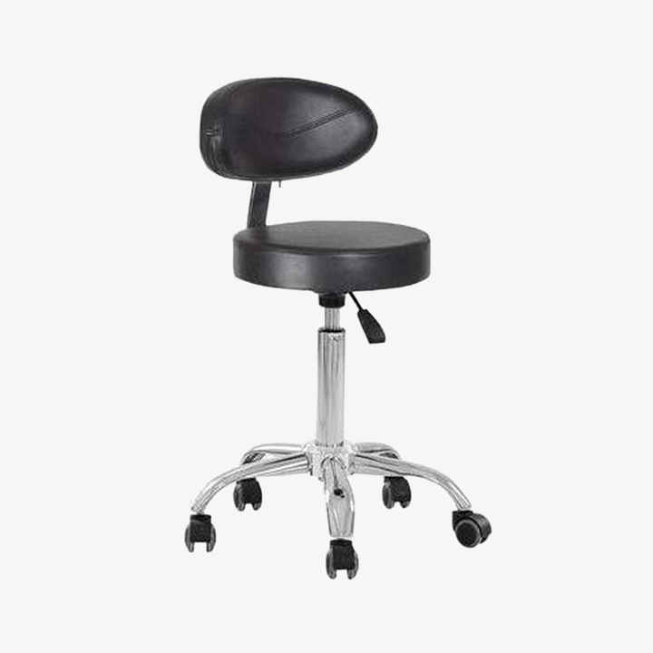 Beauty-Ace Seli Esthetician Stool with Backrest