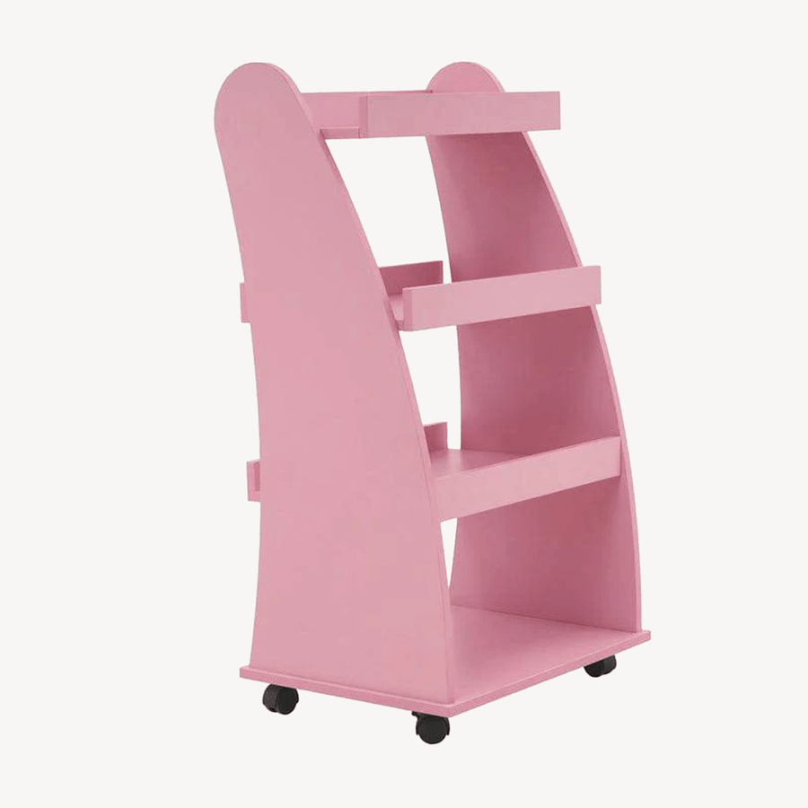 Brooks Salon Furnishing Alex 4-Tier Salon Rolling Utility Cart