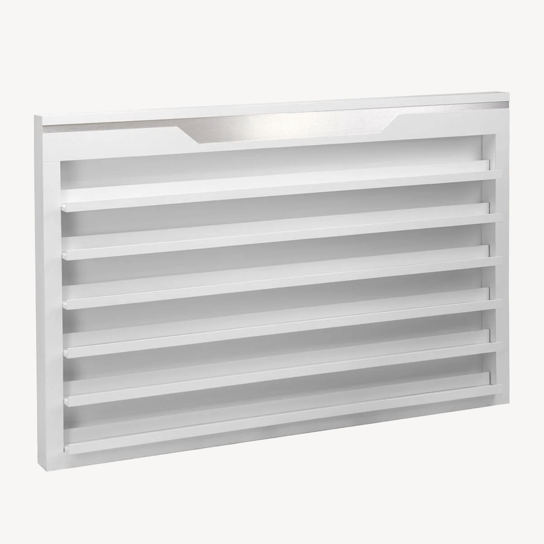 Mayakoba SONOMA Powder And Polish Rack (Double Shelves) White JAT-NPORK-353