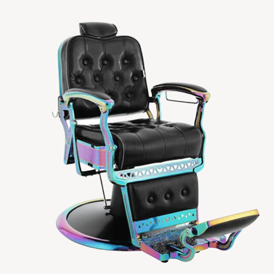 Brooks Salon Furnishing Prestige Laser Frame Vintage Hydraulic Recline Barber Chair DSP-ATH-BBCHR-5345