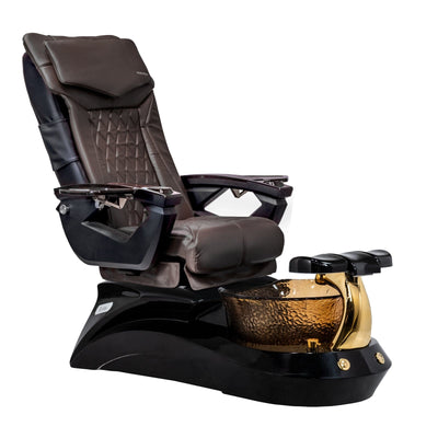 Mayakoba LOTUS II Shiatsulogic LX Pedicure Chair Coffee LX / Black and All Gold Lotus II