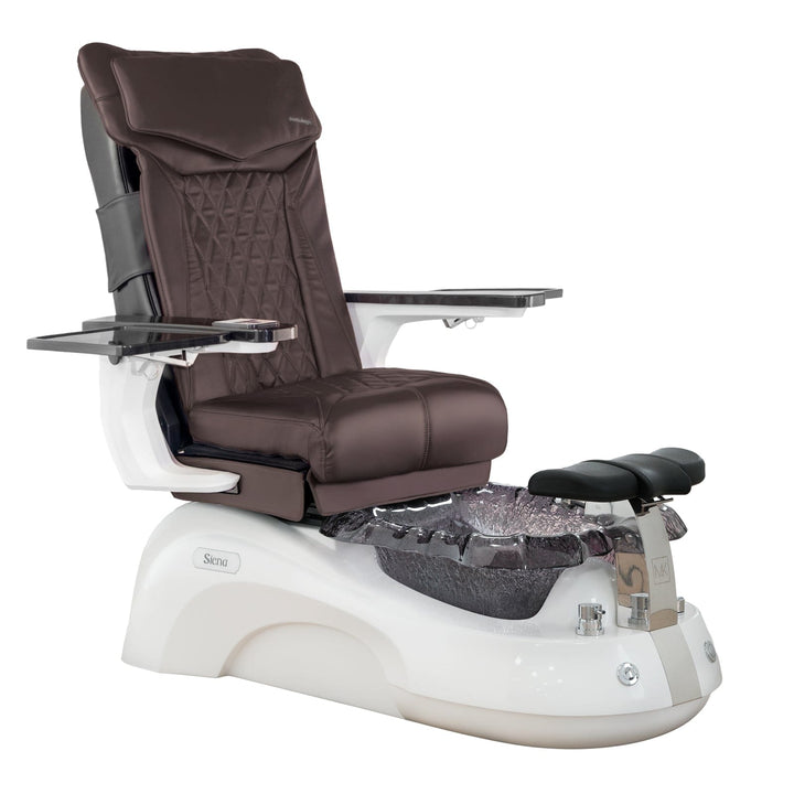 Mayakoba SIENA Shiatsulogic DX Pedicure Chair DX-Coffee / White and Black Siena AYC-SPA-SIENA-DX2307-817NWHTBLK-18VCFE