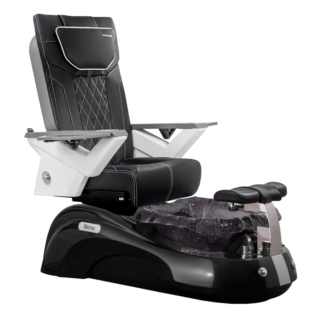 Mayakoba SIENA Shiatsulogic FX Pedicure Chair Black FX / Black and Black Siena AYC-SPA-SIENA-FX9653-817NBLKBLK-53BLK