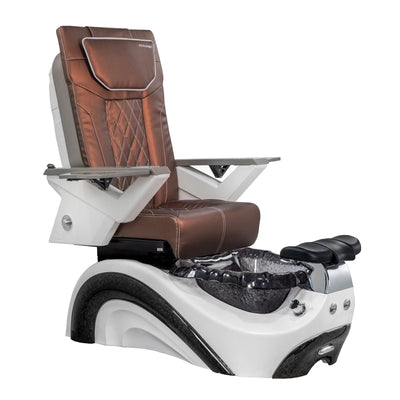 Mayakoba PERLA Shiatsulogic FX Pedicure Chair Copper FX / White and Black Perla AYC-SPA-PERLA-FX9652-822WHTBLK-52CPR