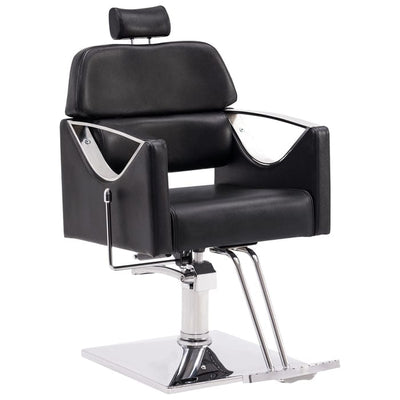 Brooks Salon Furnishing RegalFlow Heavy Duty Classic Recliner Salon Chair 3126-Black FF-BBP-SYCHR-3126-BLK