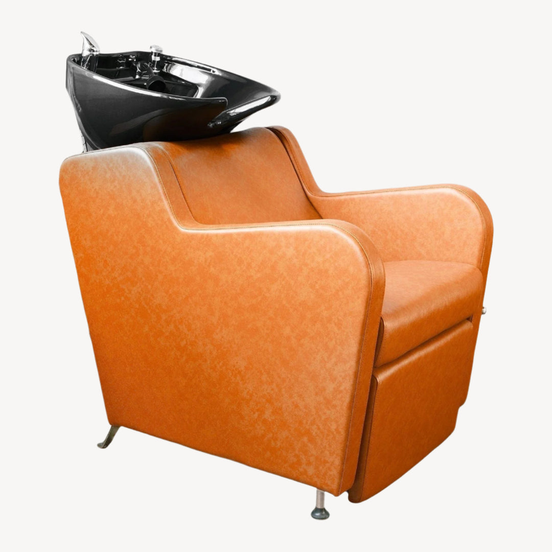 Berkeley Salon Equipment Package - Shampoo Station & Styling Chair in Camel HON-PKG-CAM-BWSH-SYCHR-KIT