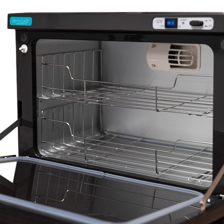 Dermalogic DERMALOGIC Wood Grain Towel Warmer with UV Sterilizer 20L KDA-TWAPP-20-A