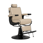 Berkeley CAPRI Barber Chair Black/Khaki LTX-BBCHR-72815-LKKBLK