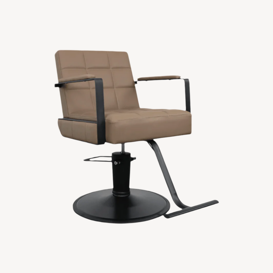 Keller International Savannah Salon Chair Brown / Black DSP-KEL-APCHR-K1178-T-BROWN