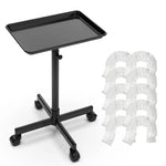 Berkeley Adjustable Salon Tray with 10 Plastic Films Black DSP-TAS-AST-BLK