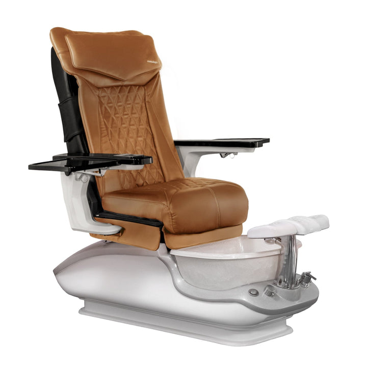 Mayakoba iGLOW DX Pedicure Chair DX-Cappuccino / White SPA-TFM-DIAMOND-GRGBLK-18VCPO