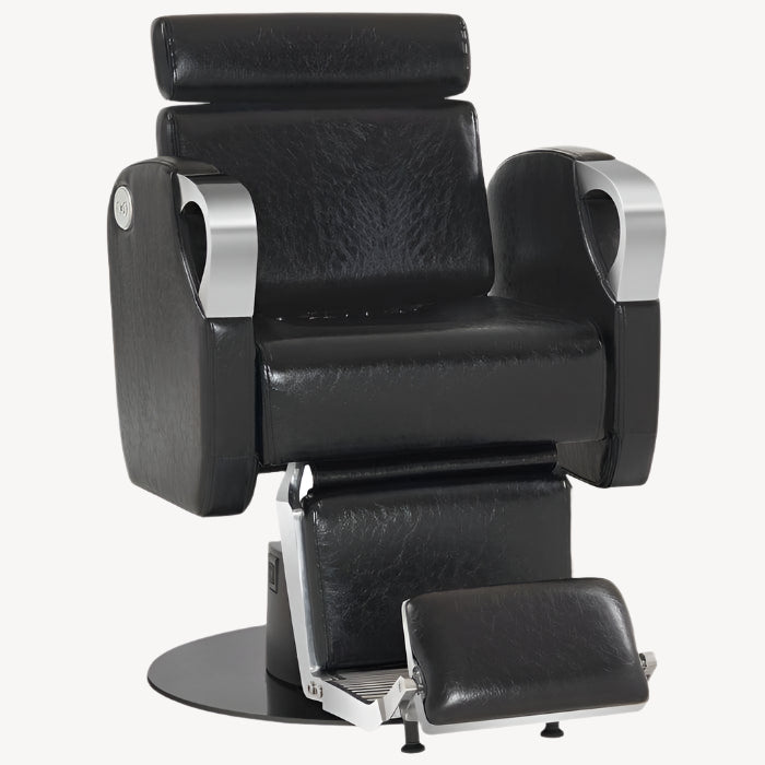 Brooks Salon Furnishing BarberTech Pro Electric Barber Chair FF-BBP-BBCHR-9109-BLK