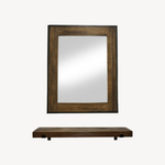 Keller International Sierra Reclaimed Single Shelf Station Sierra Reclaimed Frame Mirror DSP-KEL-SYSTL-K7738