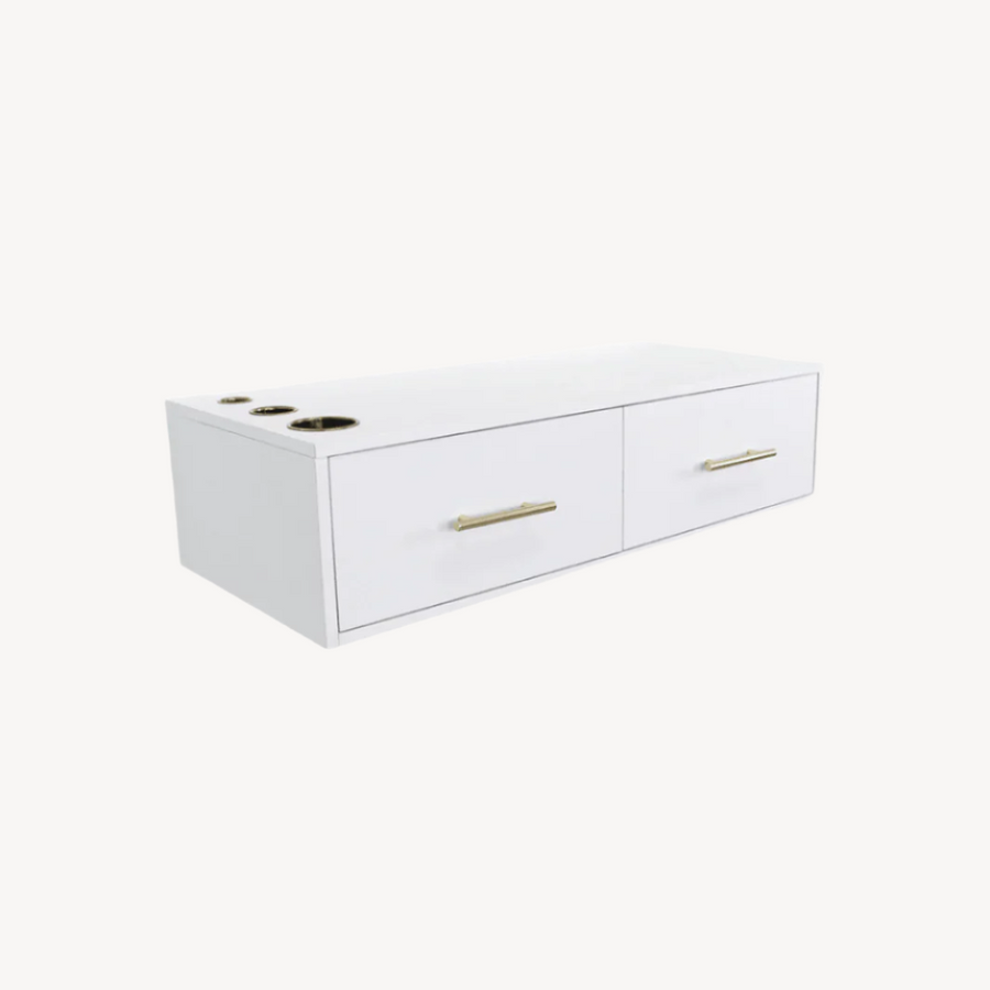 Keller International Broadway Economic Styling Station White DSP-KEL-SYSTL-K7740-WHITE