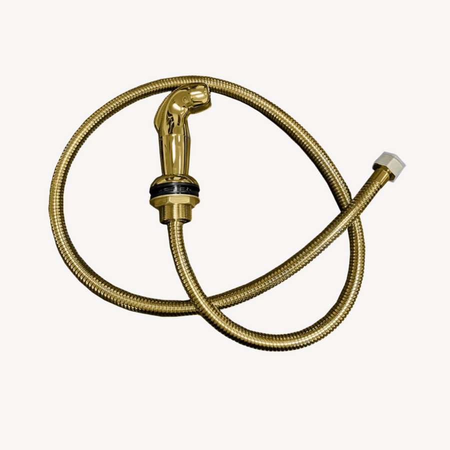 ShopSalonCity Pedicure Spa Plumbing - Sprayer Head 006 (Gold) 00-XIT-SPY-006-GLD
