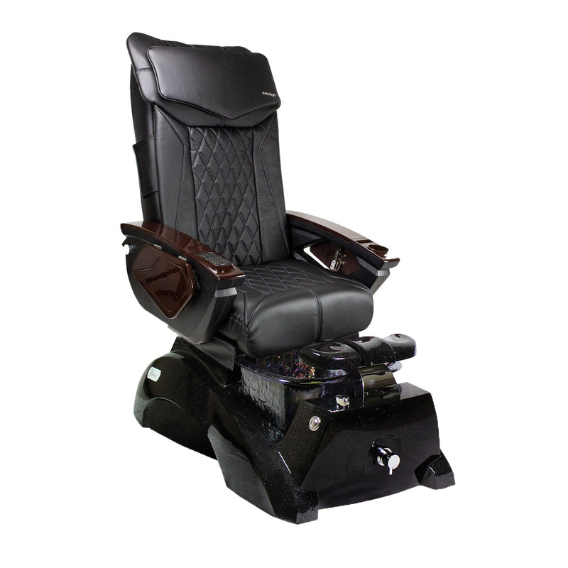 Mayakoba FLORENCE Shiatsulogic LX Pedicure Chair Black LX / Black and Black Florence AYC-SPA-FLORENCE-LX-033BLK-18VBLK