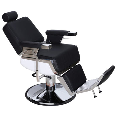 BarberPub Classic Modern Heavy Duty Metal Vintage Barber Chair