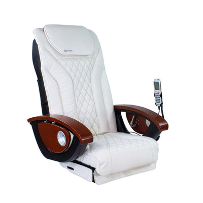 Mayakoba Shiatsulogic Massage Chair Top for Pedicure Chairs - EX-R (chair w/ cover set) White EXR AYC-TCHR-2007-WHT