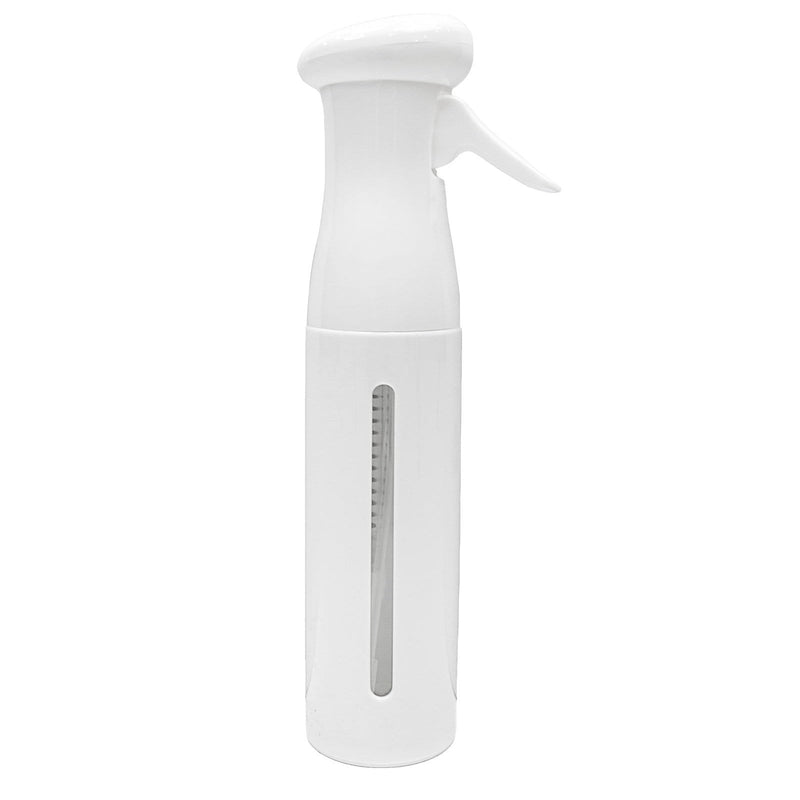 Keen Essentials Continuous Mist Spray Bottle For Hair, 12.2 Oz (Black, White and Clear Bottle) White/White JMA-BTL-001-WHTWHT