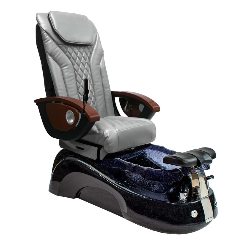 Mayakoba SIENA Shiatsulogic EX-R Pedicure Chair Grey EXR / Black and Black Siena AYC-SPA-SIENA-EXR2007-817BLKBLK-20VGY