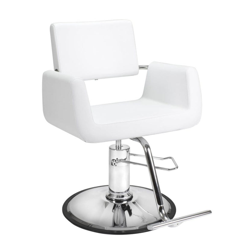 Berkeley ARON Modern Salon Styling Chair White / A-13 Pump (550 Lbs support) HON-SYCHR-6971-WH