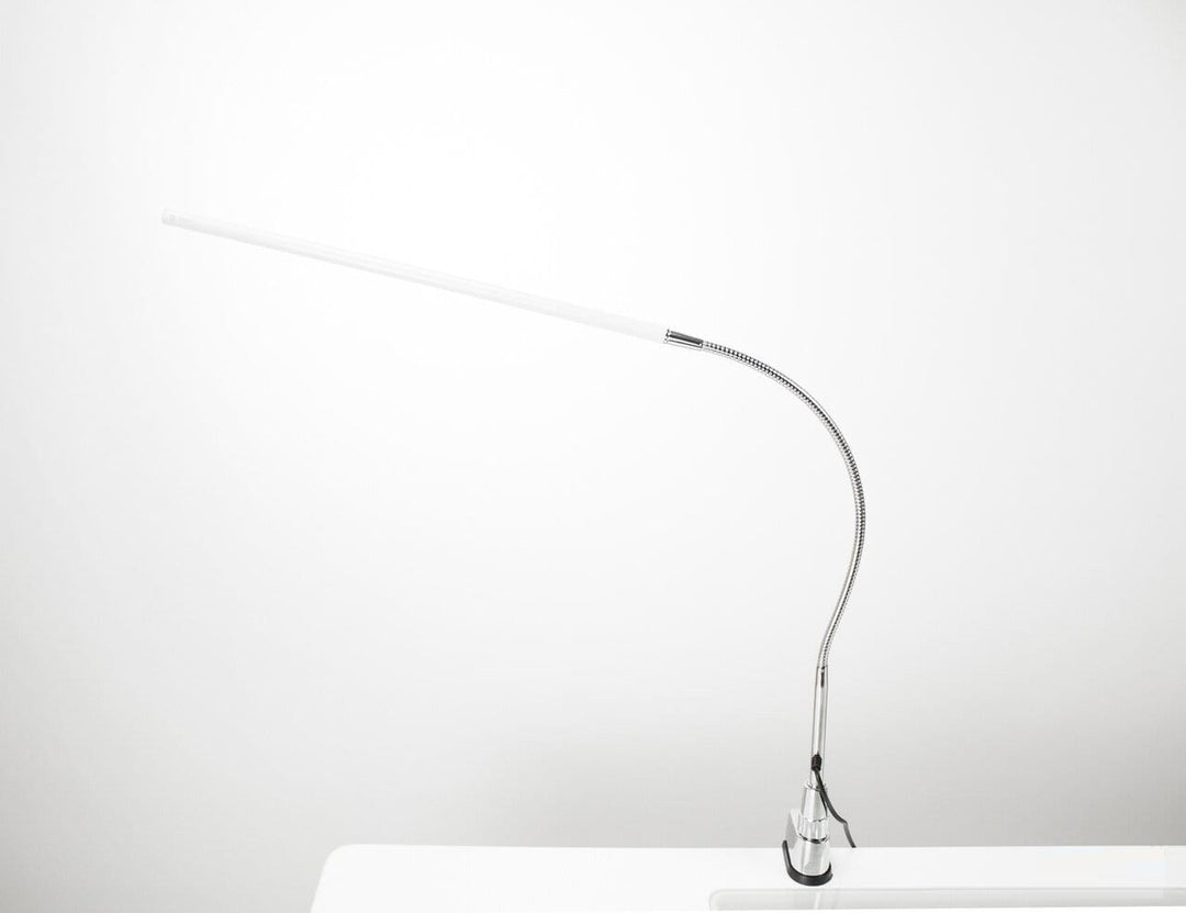Keen Essentials KEEN Slimflex LED Table Lamp Stylish Desk Lamp, Nail Salon Table Lamp White HUA-KLMP-9288