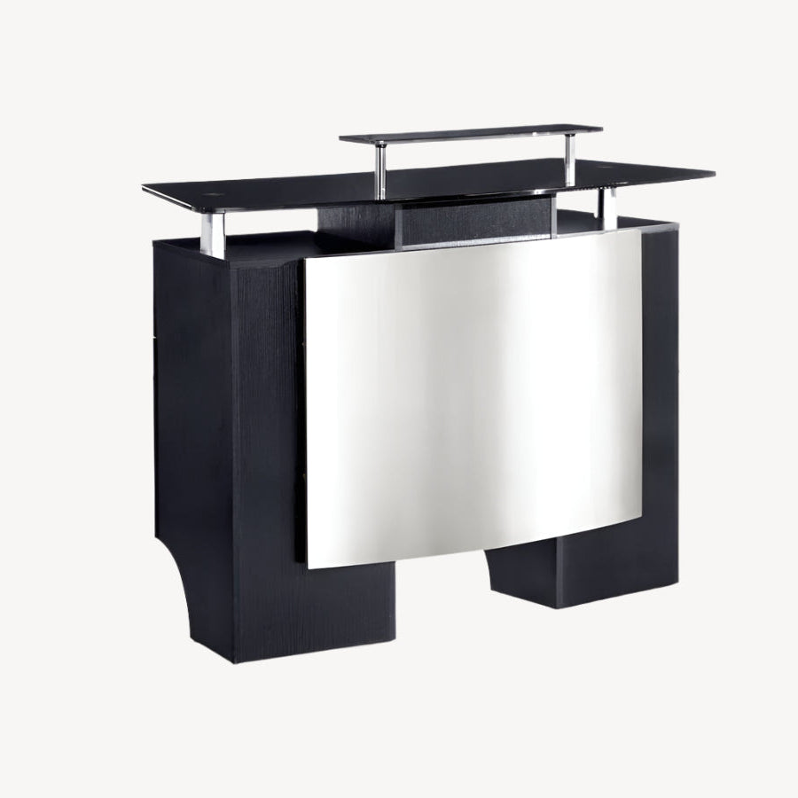 Mayakoba GLASGLOW I Reception Desk Black DPI-NRTBL-3313-BLK-KIT