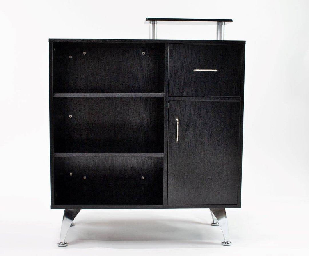 Mayakoba GLASGLOW II Reception Desk Black DPI-NRTBL-3308-BLK