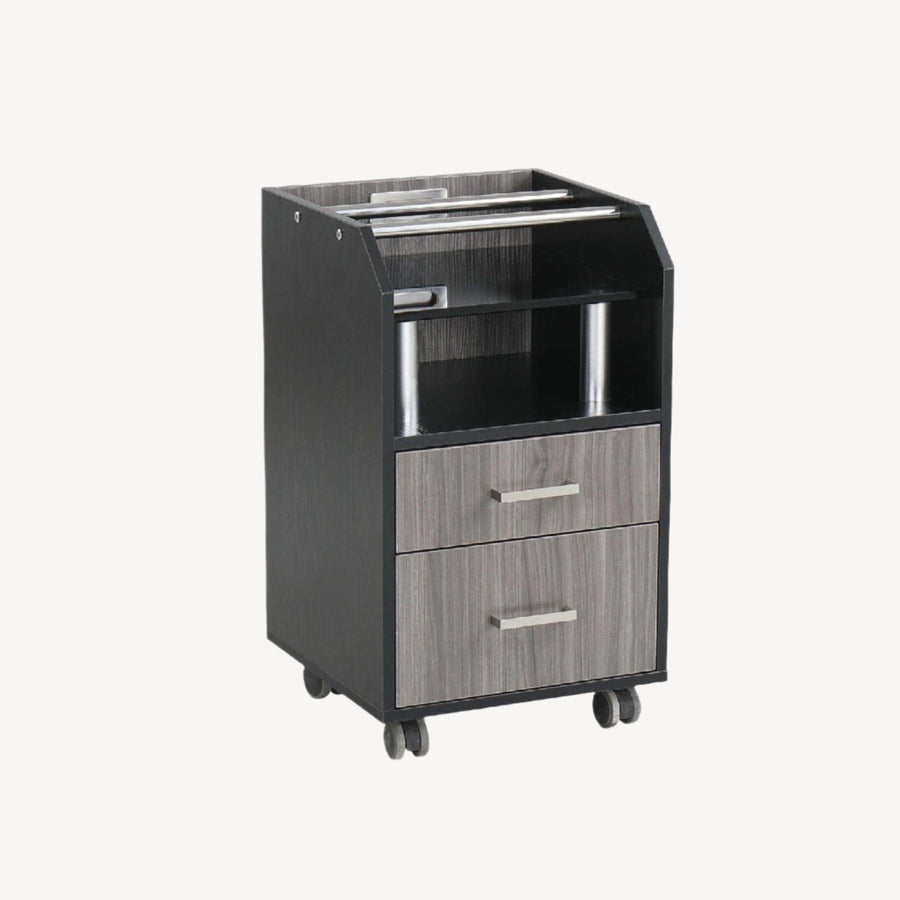 Mayakoba Glasglow Pedicure Trolley Black/Dark Grey DPI-NTRL-5153-BLKDKGY