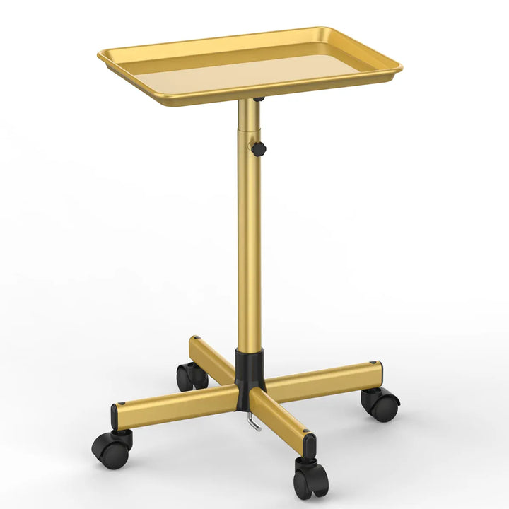 Berkeley Premium Salon Tray on Wheels Gold DSP-TAS-PSTW-GLD
