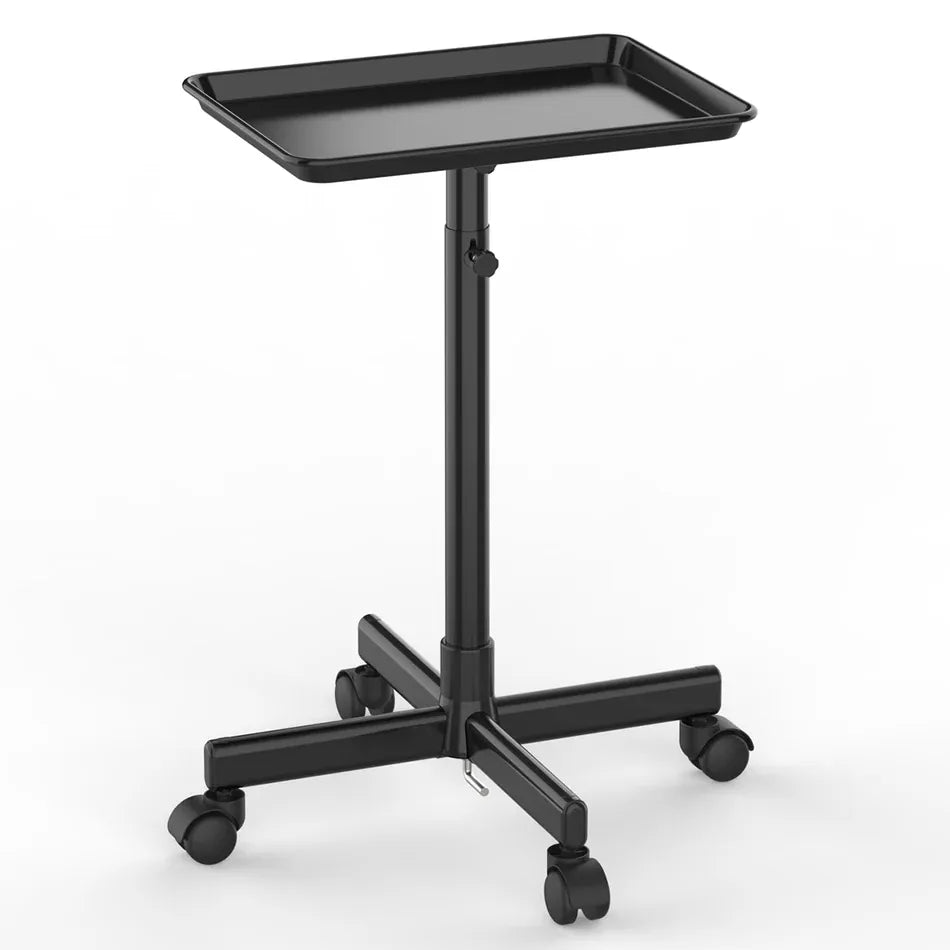 Berkeley Premium Salon Tray on Wheels Black DSP-TAS-PSTW-BLK