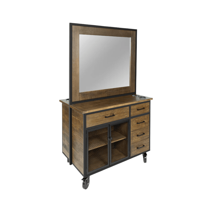 Keller International Sierra Reclaimed Double Sided Styling Station DSP-KEL-SYSTL-K7760D