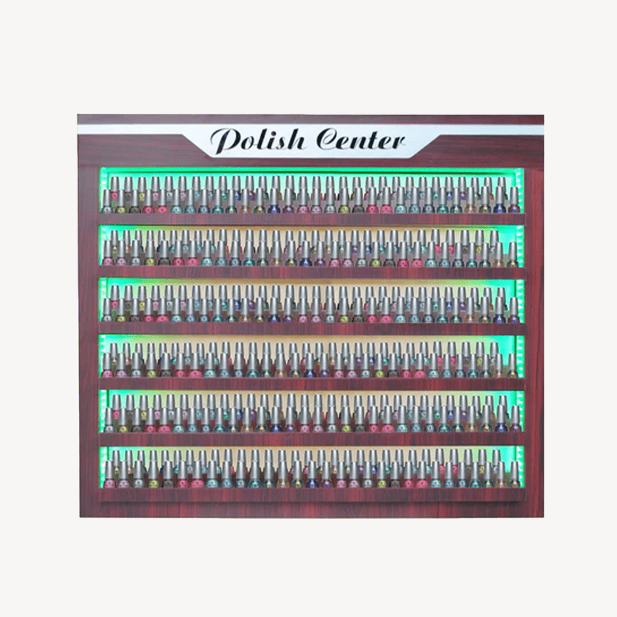 Mayakoba AVON I Nail Polish Rack With LED Lighting (Double Shelves) JAT-NPORK-6501
