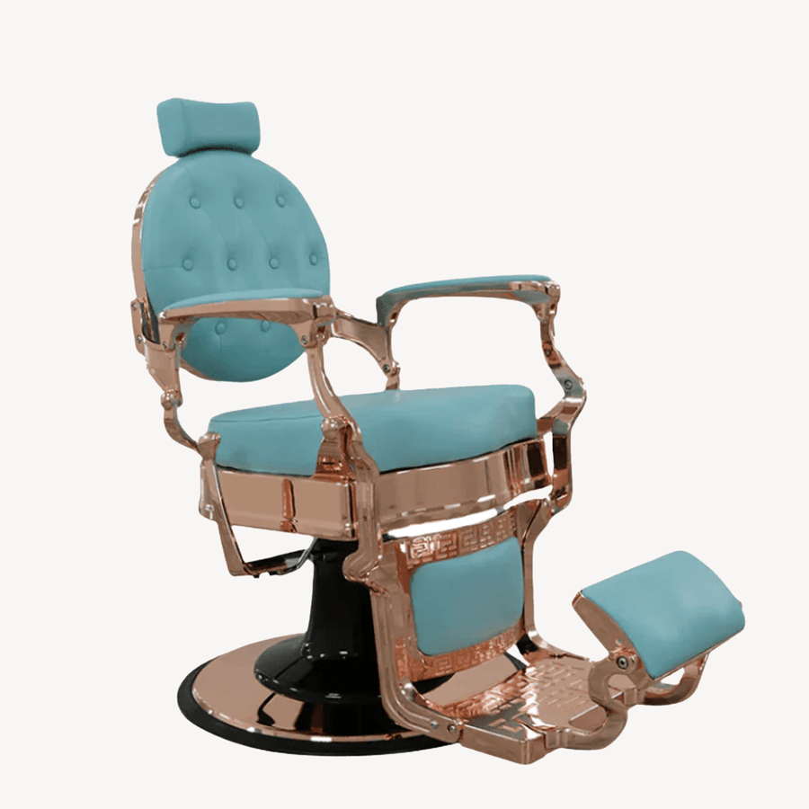 Keller International ANASTASIA Barber Chair Pink DSP-KEL-BBCHR-K2500-PINK-ROSEGOLD