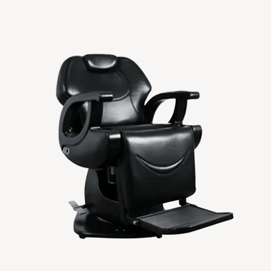 Keller International REYNOLDS Electric Barber Chair DSP-KEL-BBCHR-K2019E-BLACK