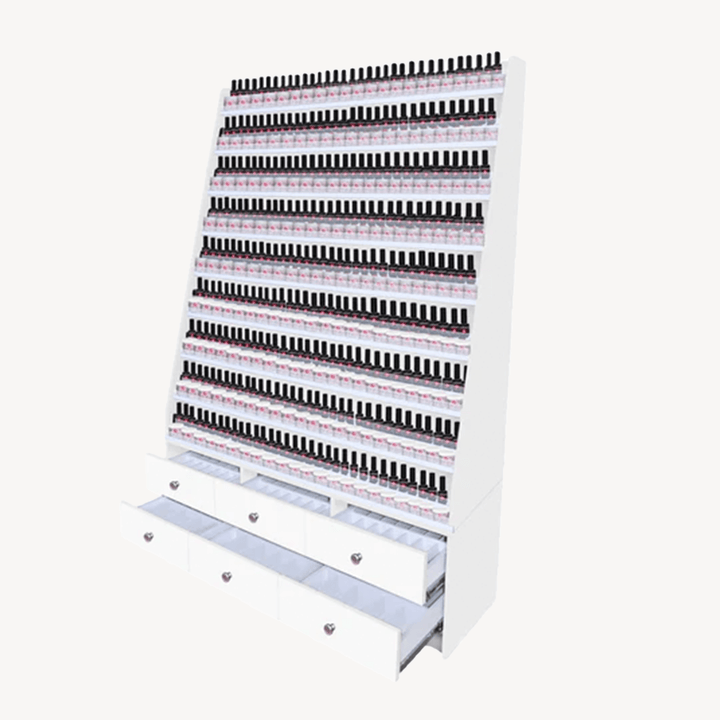 Mayakoba Sonoma Double Powder & Polish Rack with Cabinet JAT-NPORK-3532-KIT