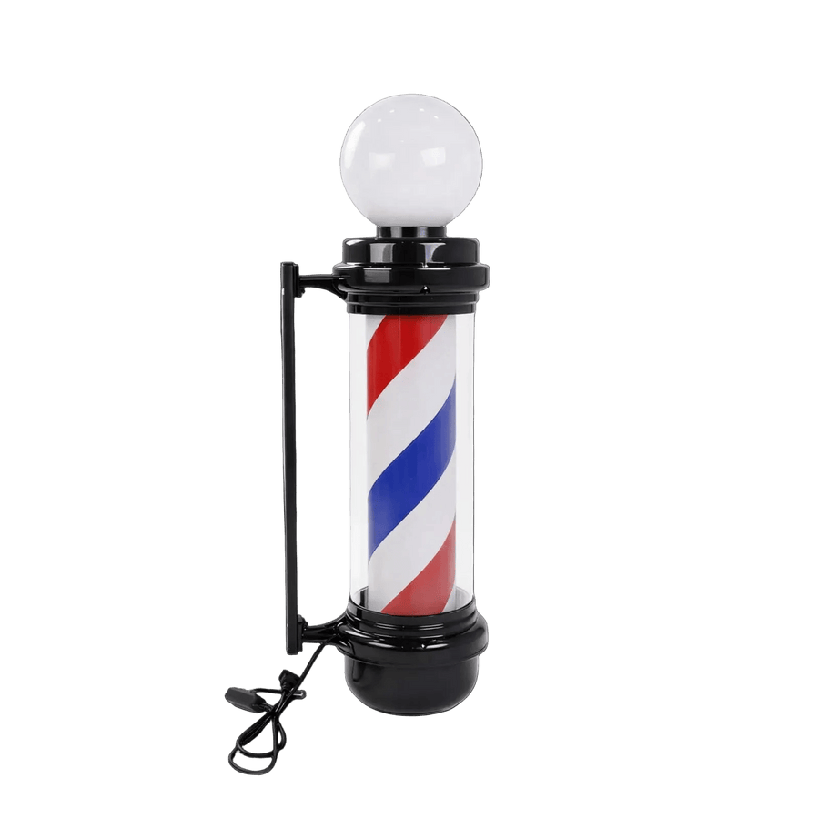 Berkeley LED Barber Pole with Lamp Red/White/Blue Strip DPI-BBP-021-RDWHBLU