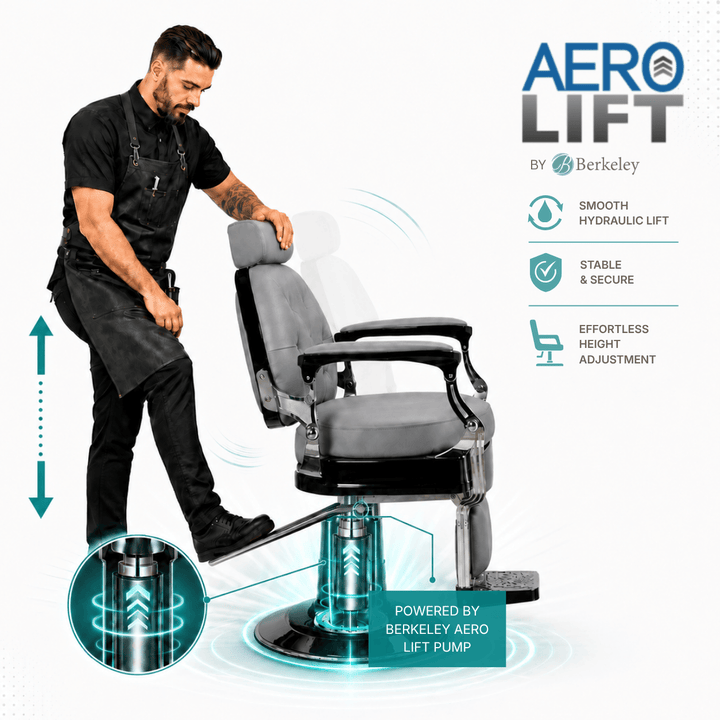 Berkeley HERMAN All Purpose Salon Styling Chair HON-APCHR-3208-BLK
