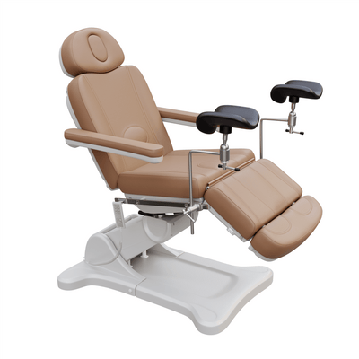 Spa Numa Fully Electric 4 Motor Treatment Chair Bed (2246B) Sand / Yes FF-FCCHR-2246B-SAD-F
