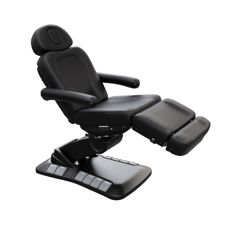 Spa Numa SWIVEL DELUXE 4 Motor Electric Treatment Chair Bed (2246EB) All-Black / No