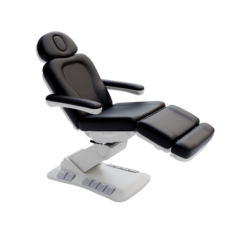 Spa Numa SWIVEL DELUXE 4 Motor Electric Treatment Chair Bed (2246EB) Black / No