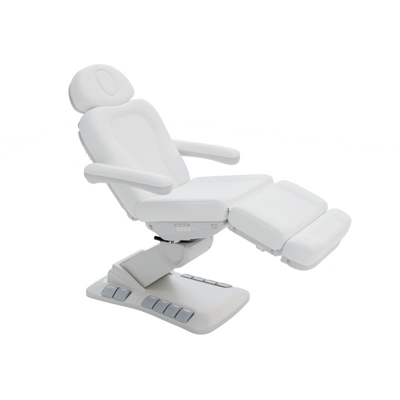 Spa Numa SWIVEL DELUXE 4 Motor Electric Treatment Chair Bed (2246EB) White / No