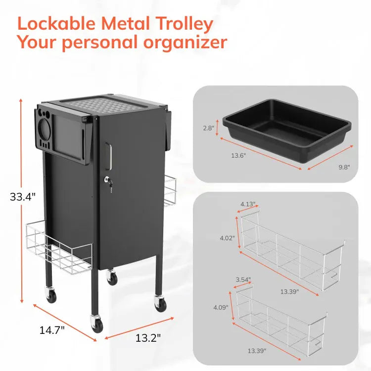 Berkeley Salon Metal Trolley