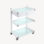 Beauty-Ace Beli Rolling Trolley Cart with 1 Drawer