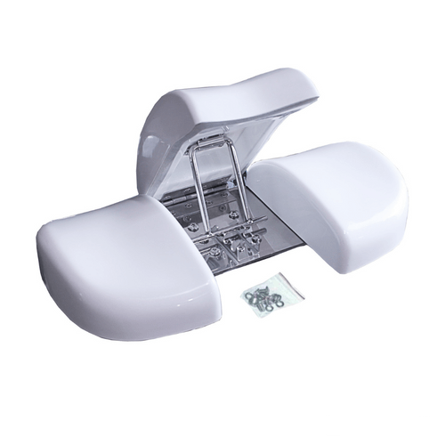 ShopSalonCity Footrest for LOTUS II Pedicure Spa White 00-KAM-FTRST-839-WHT