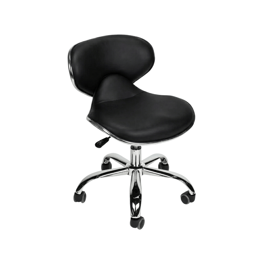 J&A USA J&A Euro Salon Technician Stool - Manicure Or Pedicure