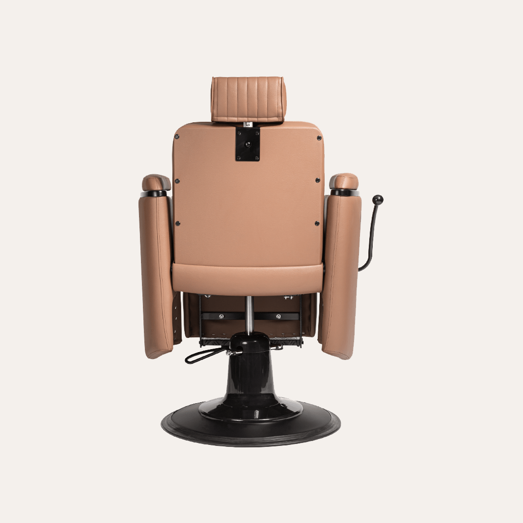 Keller International Barrel Barber Chair