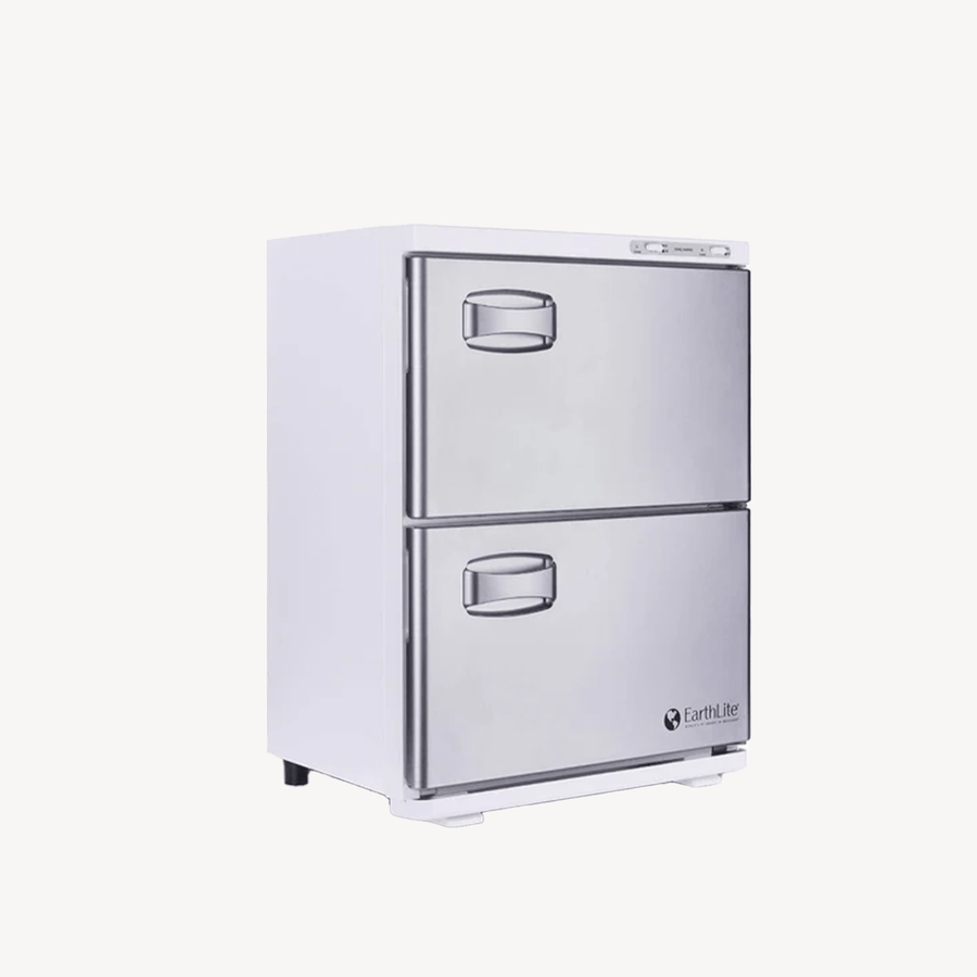 EarthLite UV Hot Towel Cabinet - Large, Double Doors - New Model! DSP-ERL-TWAPP-LARGE-BLK